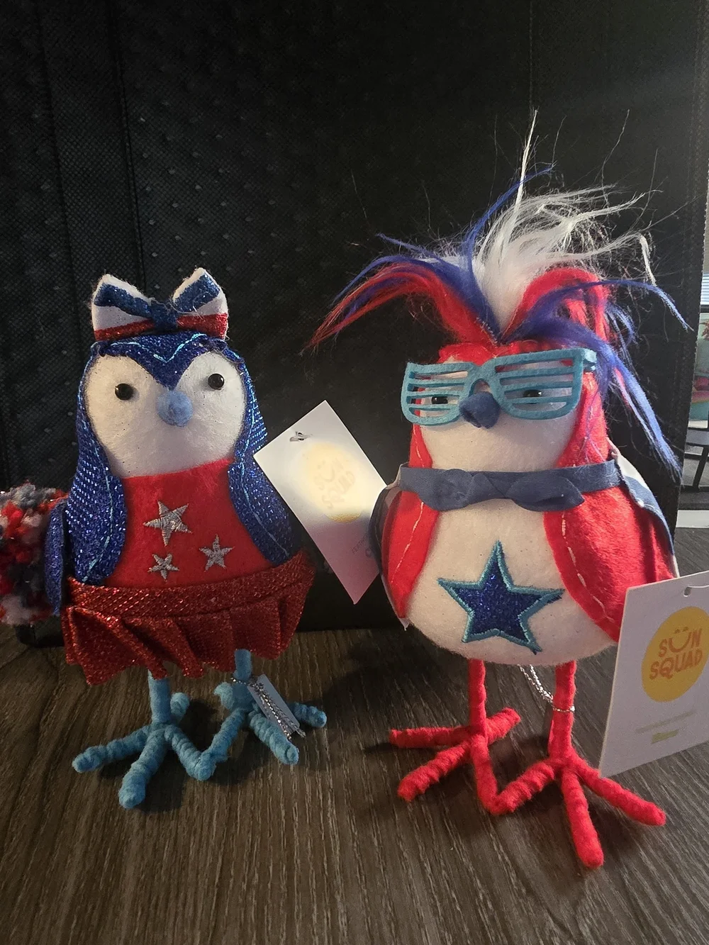 Featherly FRIENDS Patriotic Birds - Set of 2